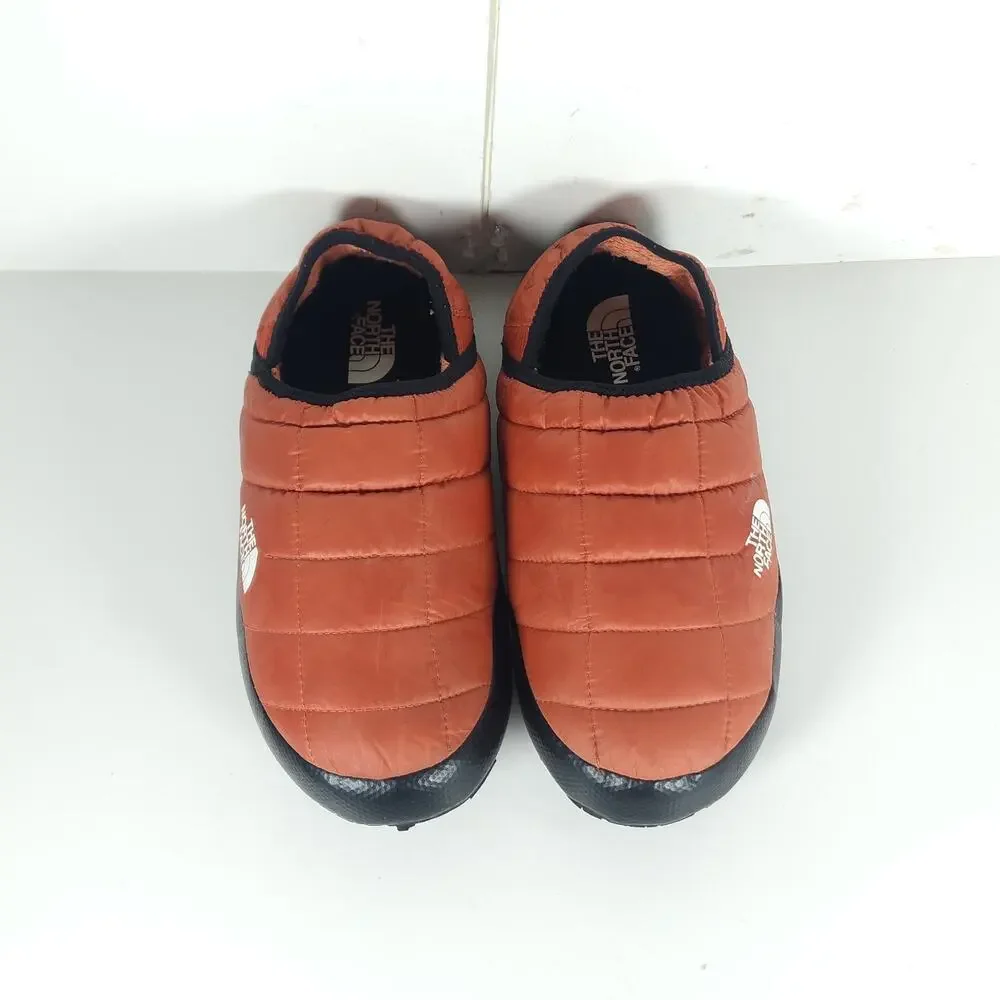 The North Face ThermoBall Traction V Men’s US8 Orangr Lined Mules Slippers Shoes